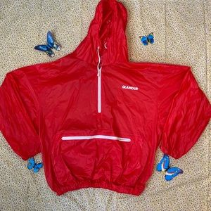 Glamour rain coat